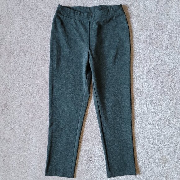 NWOT Appleseed's Dark Gray Stretch Knit Pants Size Petite Small - Picture 1 of 8